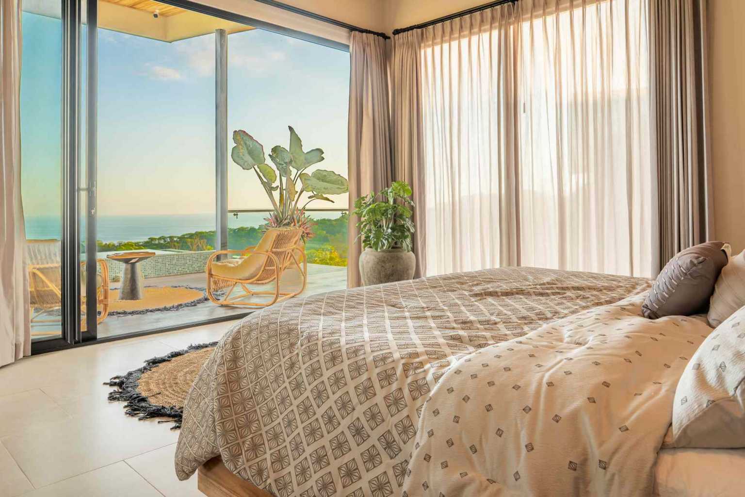 Amazing 4-Bedroom Home with Pool and Incredible Whale’s Tail & Sunset Ocean Views in San Josesito above Uvita Costa Rica