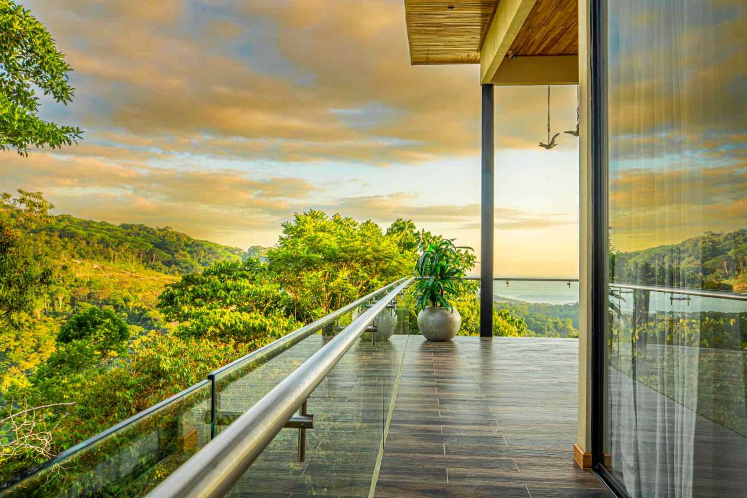 Amazing 4-Bedroom Home with Pool and Incredible Whale’s Tail & Sunset Ocean Views in San Josesito above Uvita Costa Rica