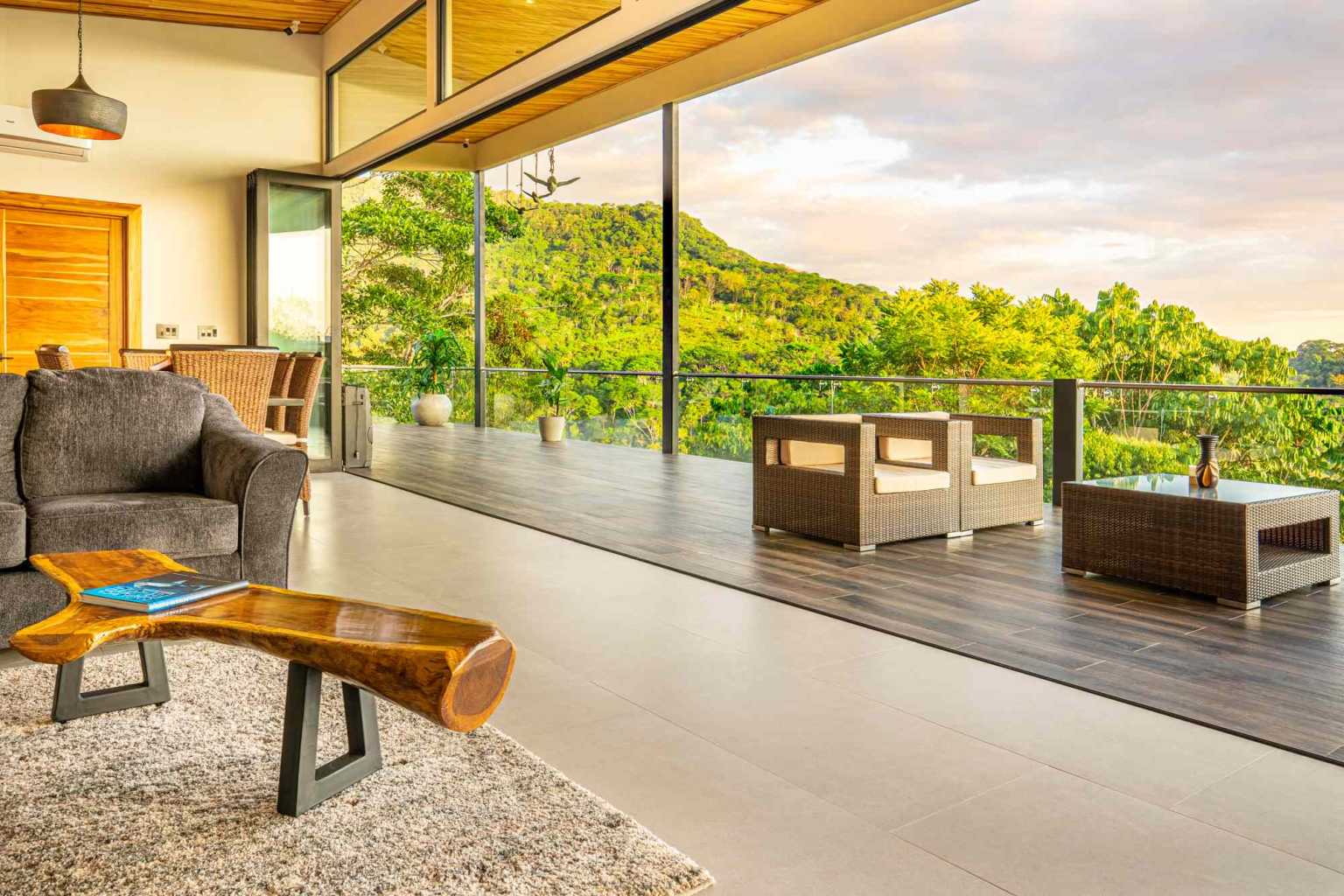 Amazing 4-Bedroom Home with Pool and Incredible Whale’s Tail & Sunset Ocean Views in San Josesito above Uvita Costa Rica