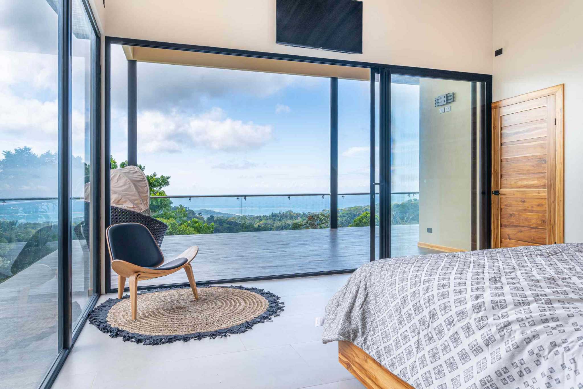 Amazing 4-Bedroom Home with Pool and Incredible Whale’s Tail & Sunset Ocean Views in San Josesito above Uvita Costa Rica