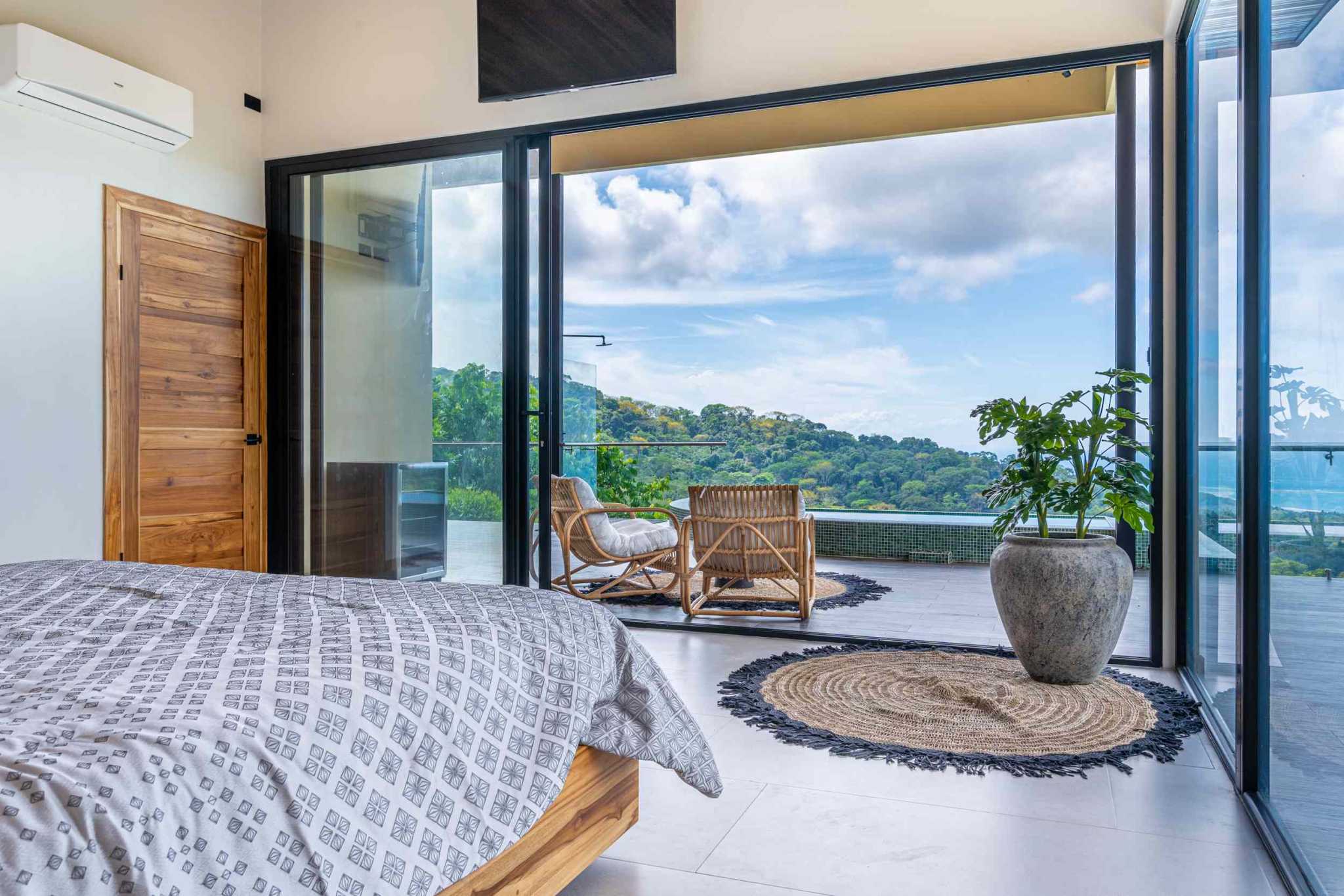 Amazing 4-Bedroom Home with Pool and Incredible Whale’s Tail & Sunset Ocean Views in San Josesito above Uvita Costa Rica