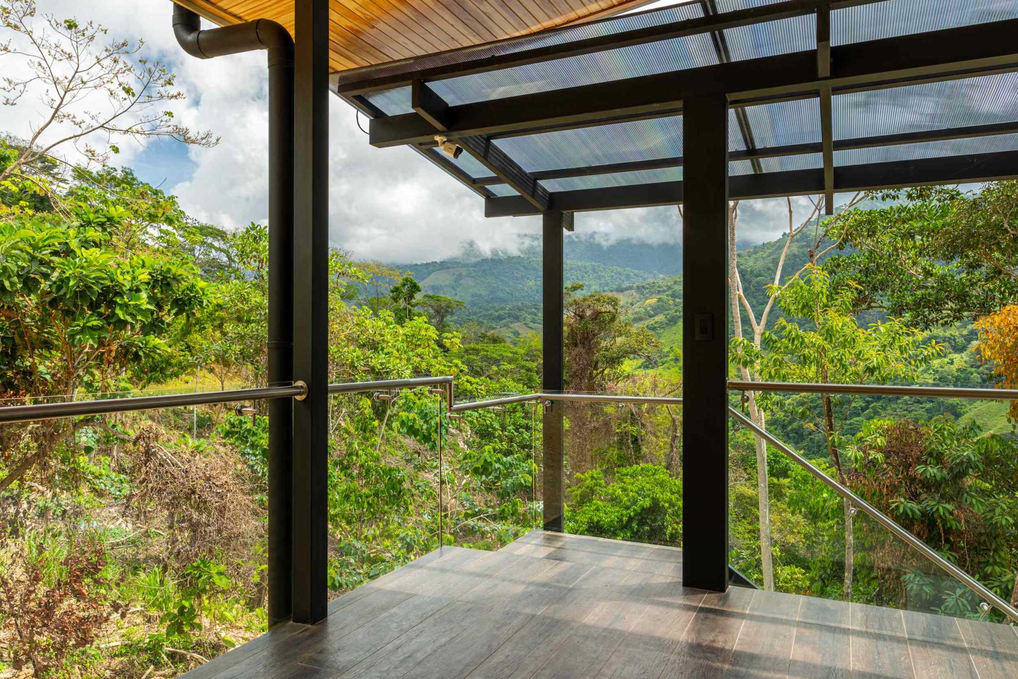 Amazing 4-Bedroom Home with Pool and Incredible Whale’s Tail & Sunset Ocean Views in San Josesito above Uvita Costa Rica