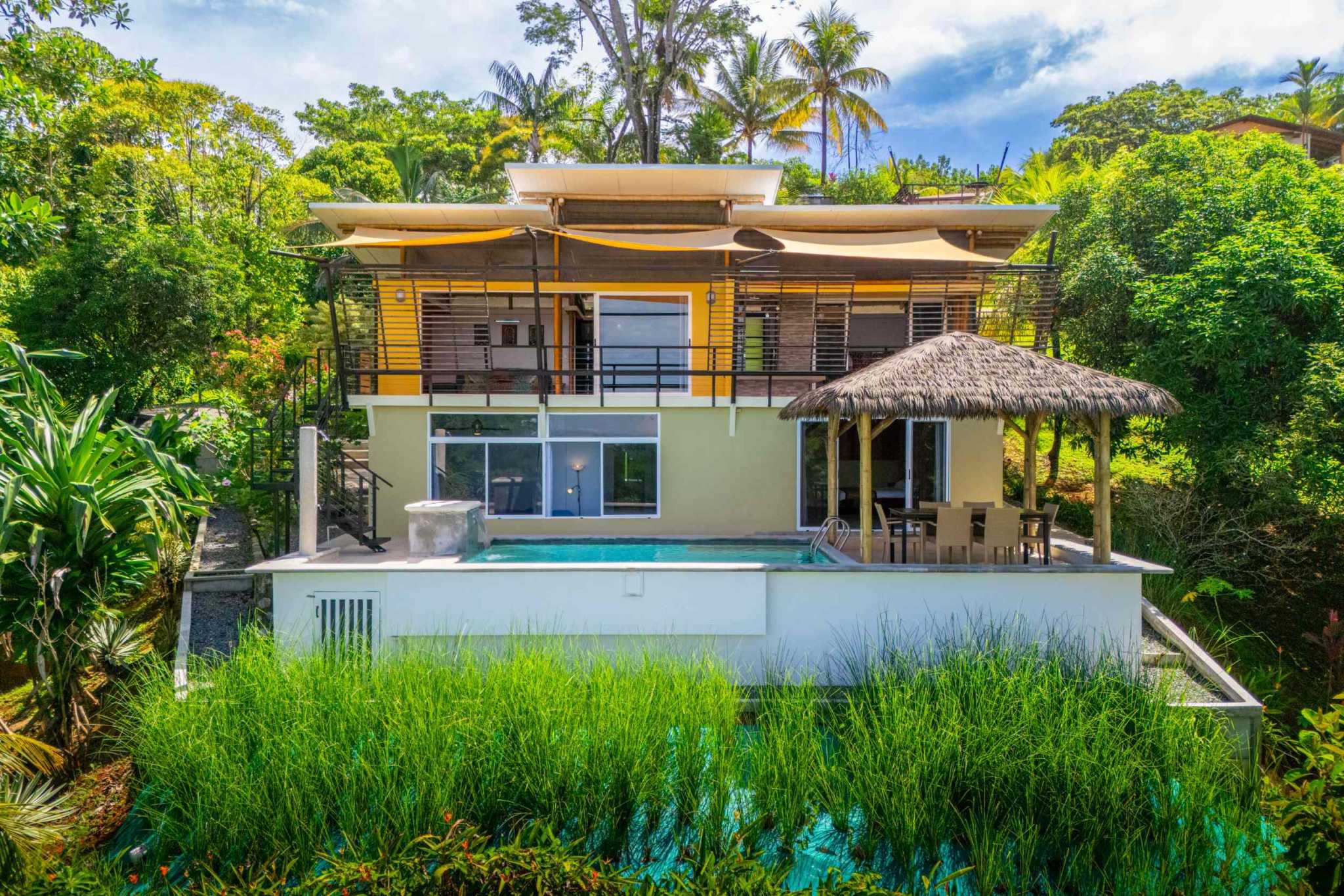 44918 (20) Ocean View 3-Bedroom Retreat with Pool, Fruit Trees & Prime Location in Ojochal Costa Rica