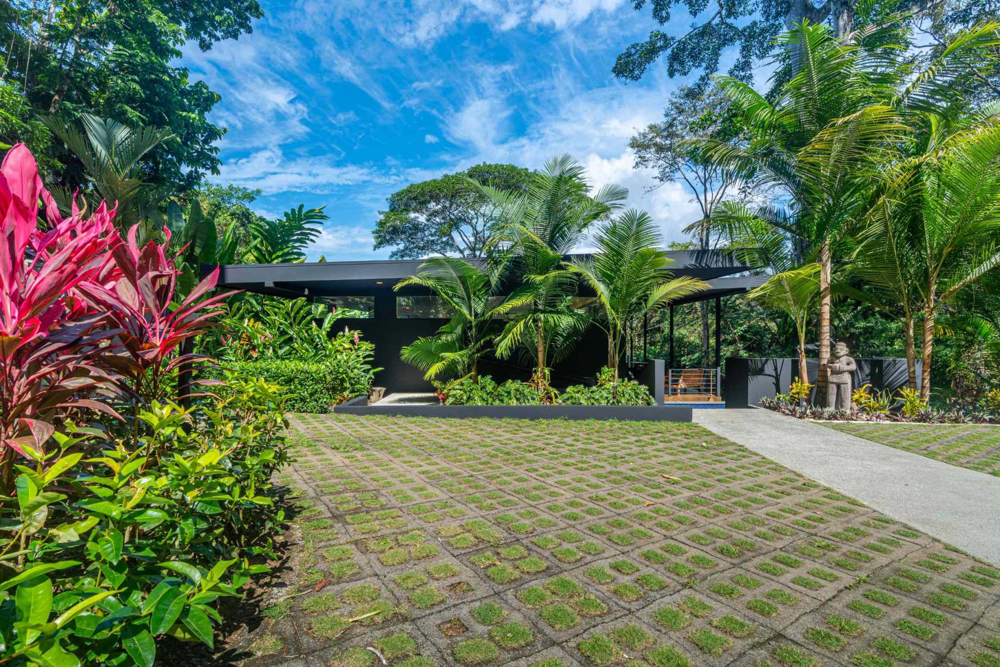 Escaleras Modern Elegance with Ocean Window Views and Jungle Tranquility in Dominicalito Costa Rica