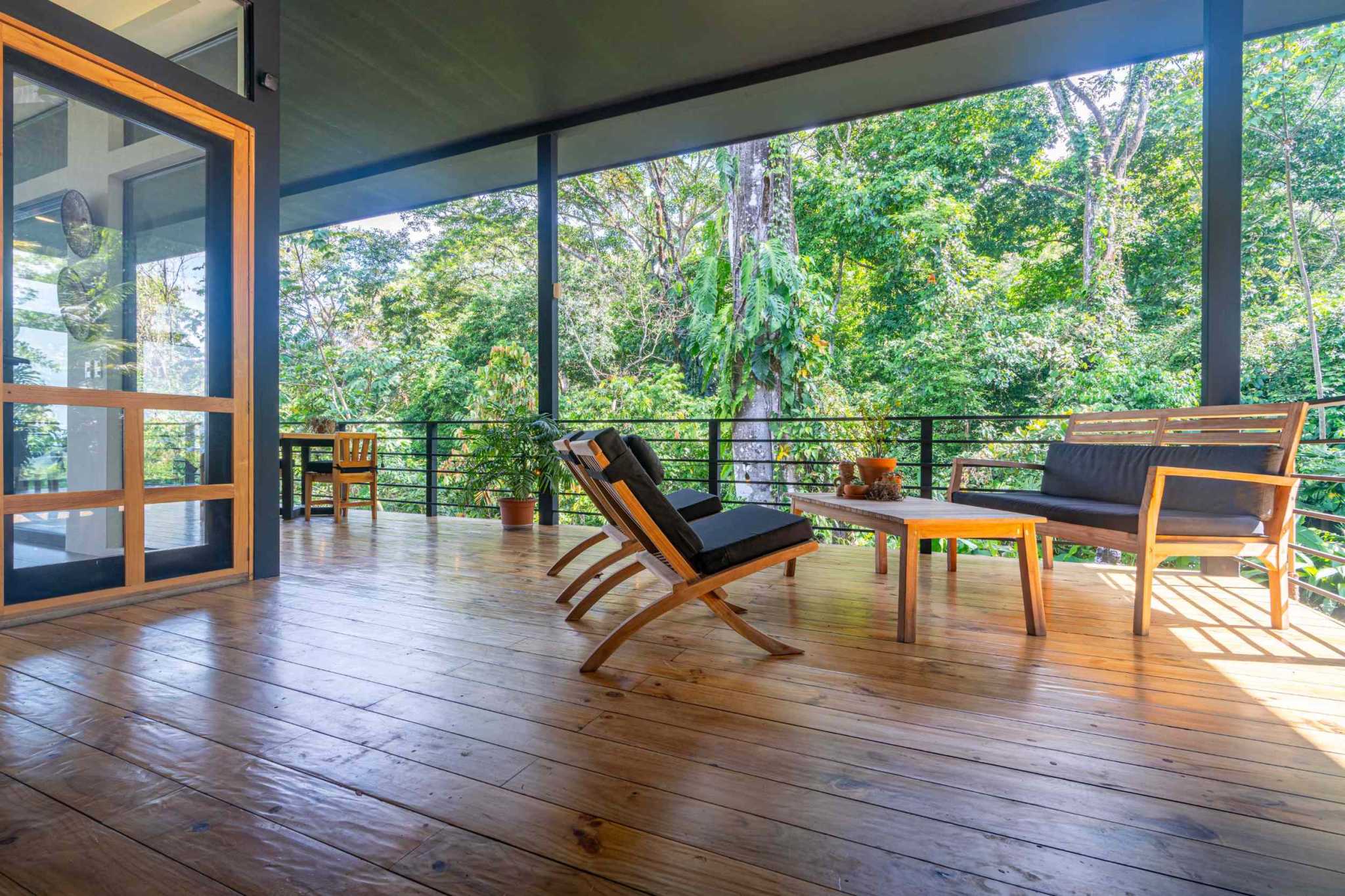 Escaleras Modern Elegance with Ocean Window Views and Jungle Tranquility in Dominicalito Costa Rica