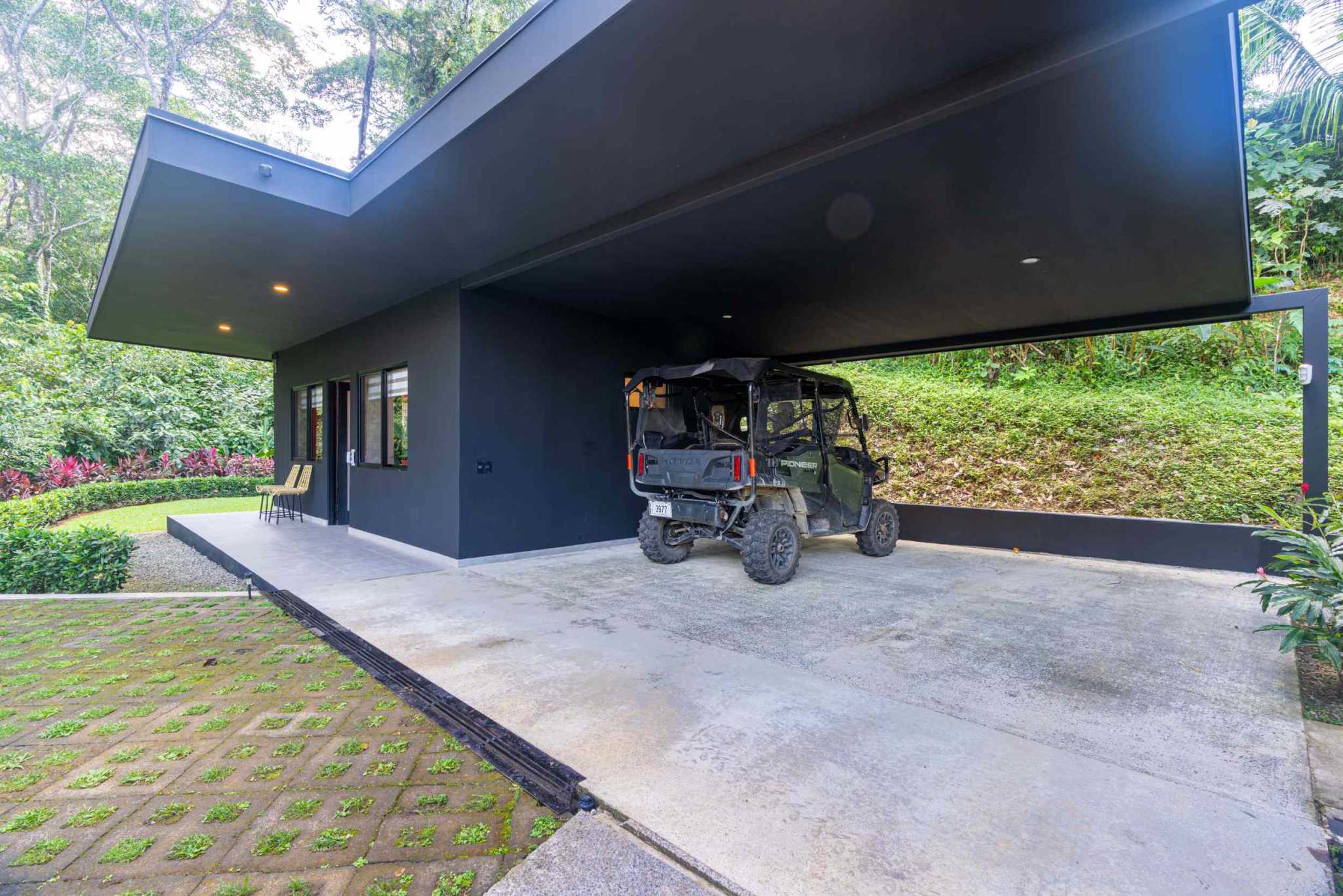 Escaleras Modern Elegance with Ocean Window Views and Jungle Tranquility in Dominicalito Costa Rica