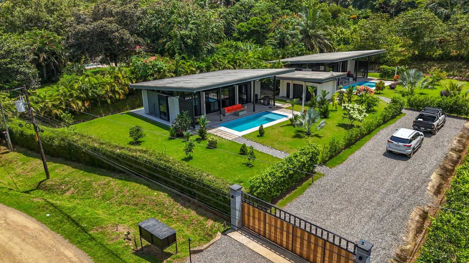 Twin 2-Bedroom Homes for Sale with Pools & Rental Potential in Ojochal Costa Rica