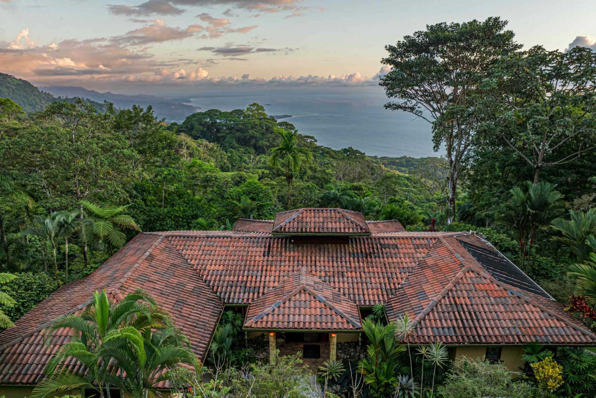 47853 (18) Oceanview 3-Bedroom Home with Guest House & Pool in Costa Verde Estates above Dominicalito Costa Rica