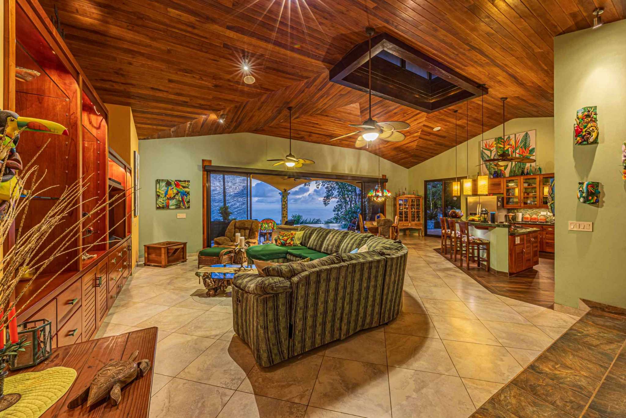 47853 (24) Oceanview 3-Bedroom Home with Guest House & Pool in Costa Verde Estates above Dominicalito Costa Rica