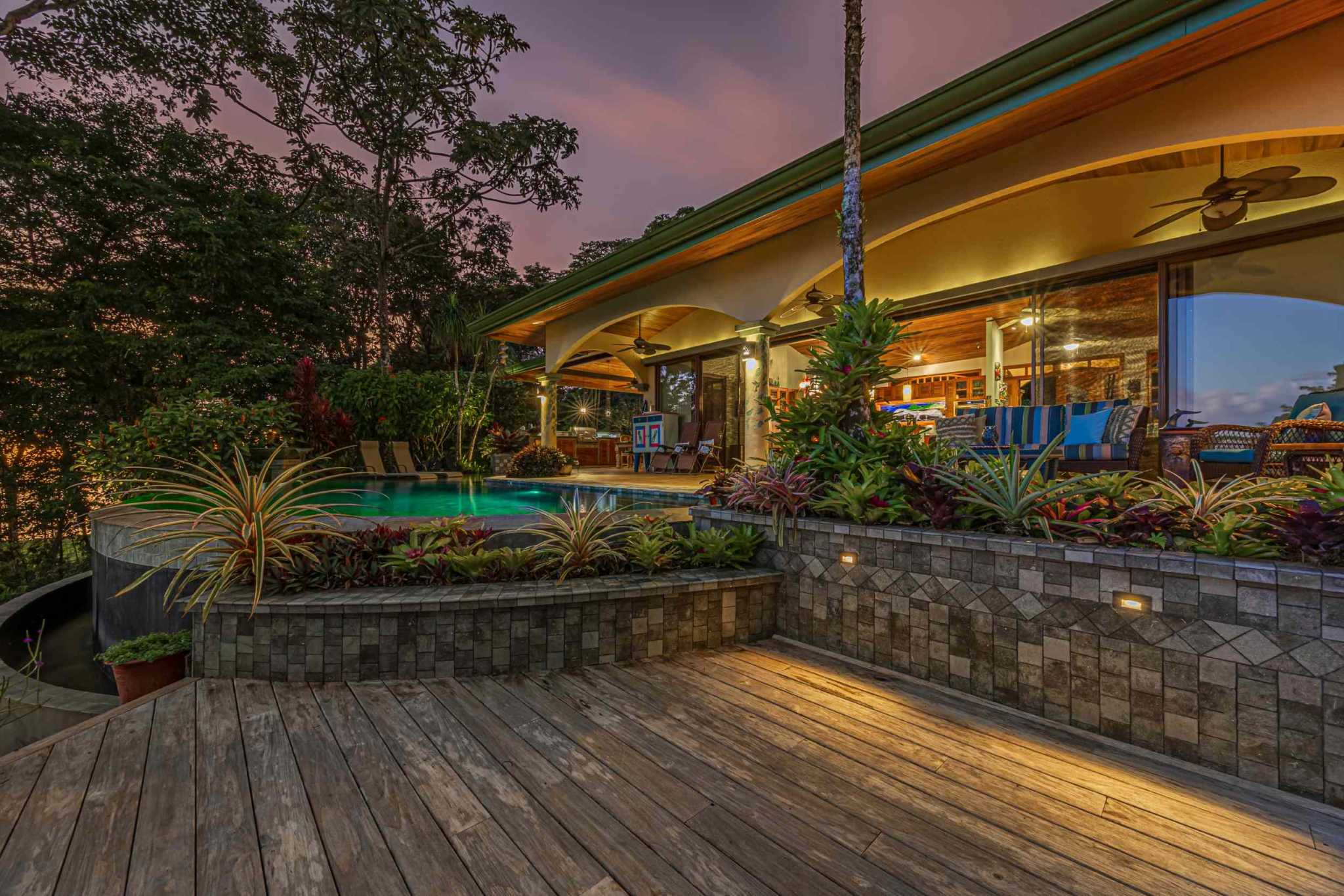 47853 (27) Oceanview 3-Bedroom Home with Guest House & Pool in Costa Verde Estates above Dominicalito Costa Rica