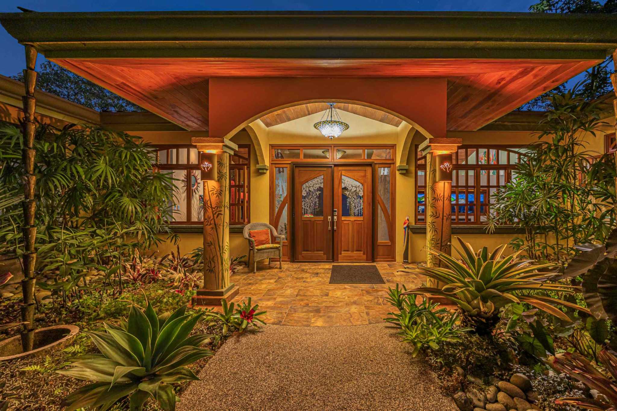 47853 (28) Oceanview 3-Bedroom Home with Guest House & Pool in Costa Verde Estates above Dominicalito Costa Rica