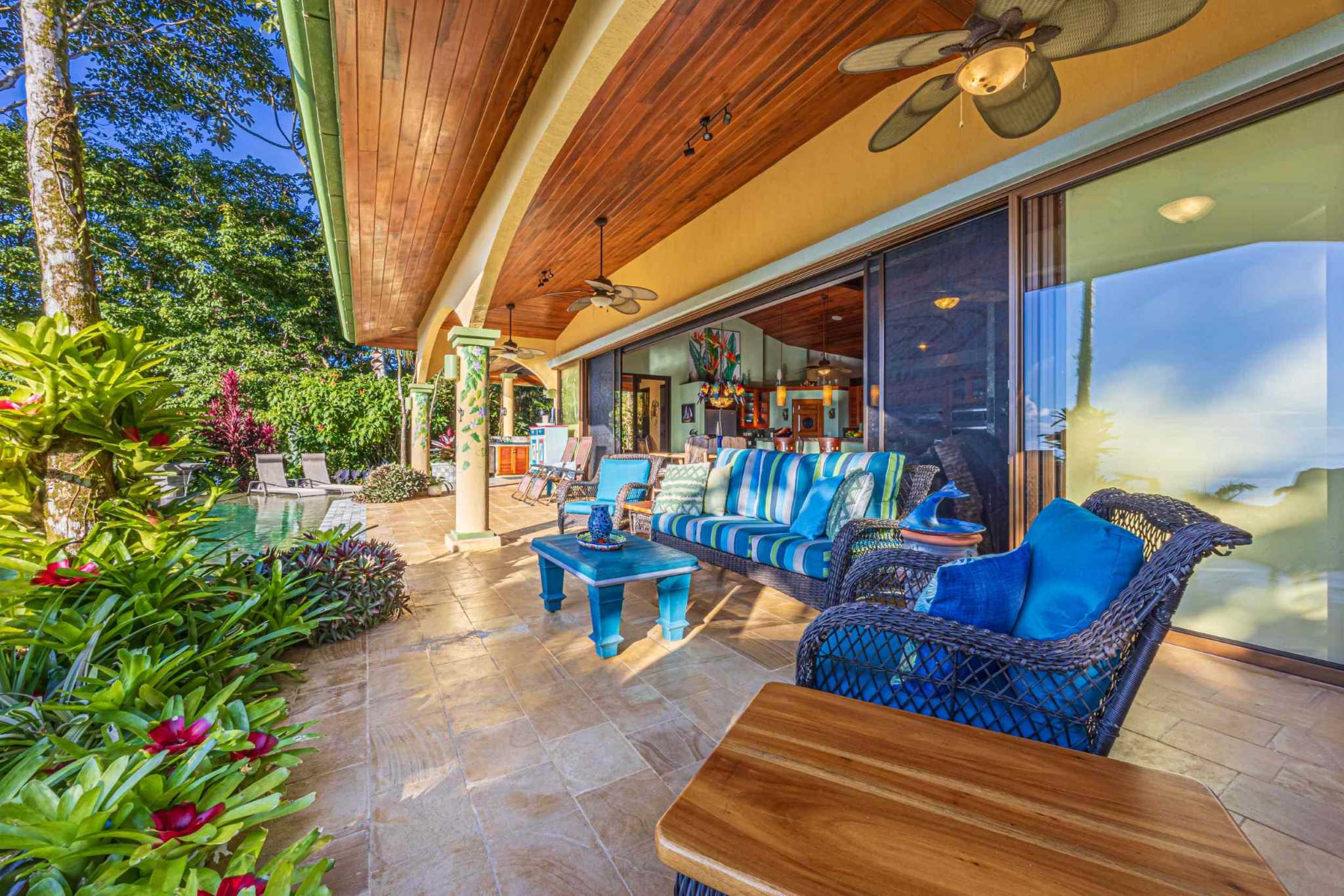 47853 (1) Oceanview 3-Bedroom Home with Guest House & Pool in Costa Verde Estates above Dominicalito Costa Rica