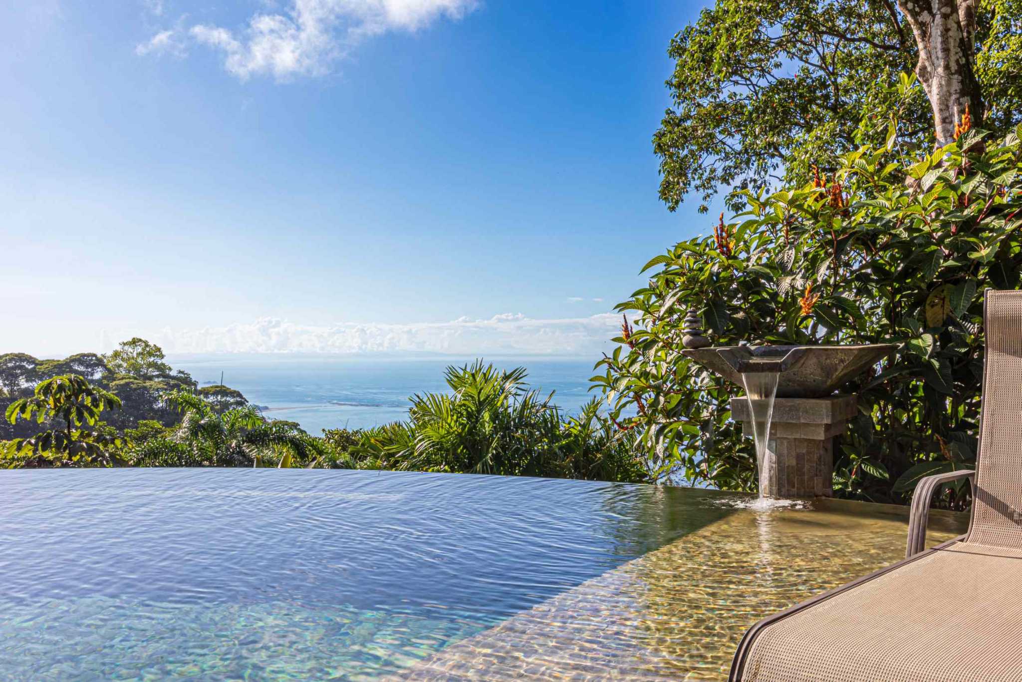 47853 (7) Oceanview 3-Bedroom Home with Guest House & Pool in Costa Verde Estates above Dominicalito Costa Rica