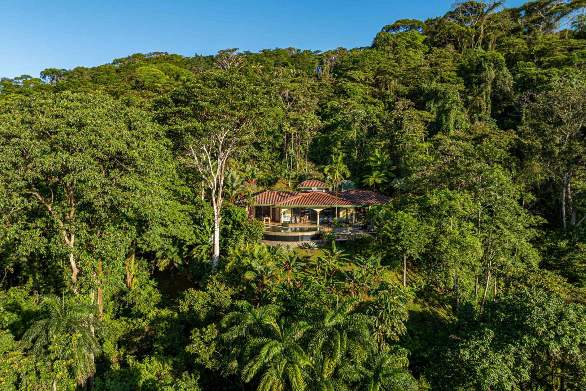 47853 (29) Oceanview 3-Bedroom Home with Guest House & Pool in Costa Verde Estates above Dominicalito Costa Rica
