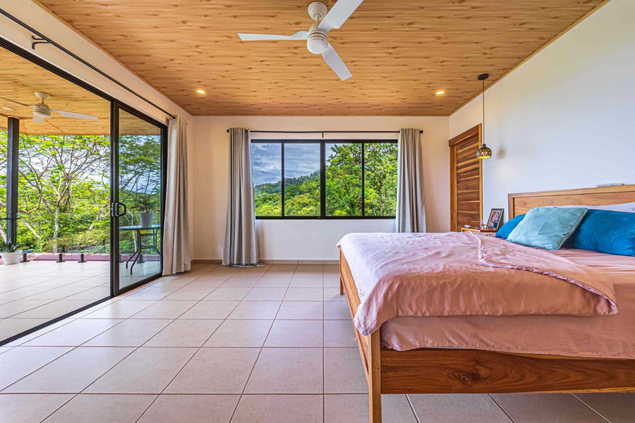 Ocean View 2-Bedroom Home with Cano Island & Whale Tail Views in San Josecito above Uvita Costa Rica