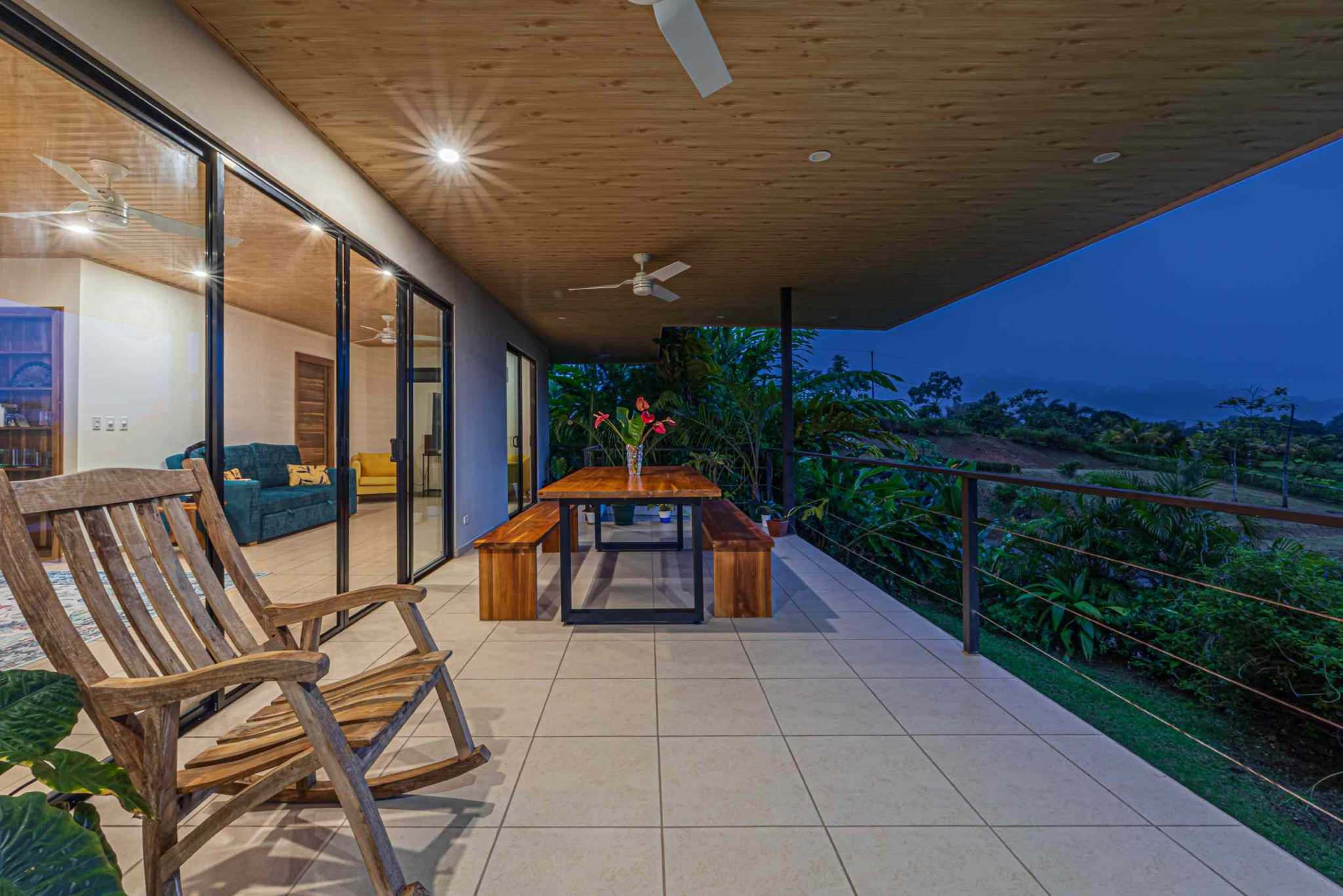 Ocean View 2-Bedroom Home with Cano Island & Whale Tail Views in San Josecito above Uvita Costa Rica