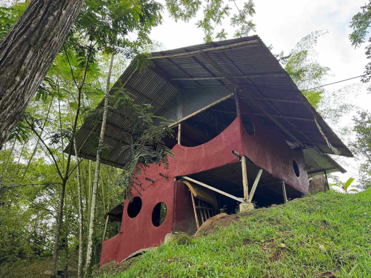 47892 (4) Off-Grid 2-Bedroom Home Plus 2 Guest Cabins, Fruit Trees, River Access, Mountain Views & Small Ocean View on 5+ Acres in Tinamastes Costa Rica