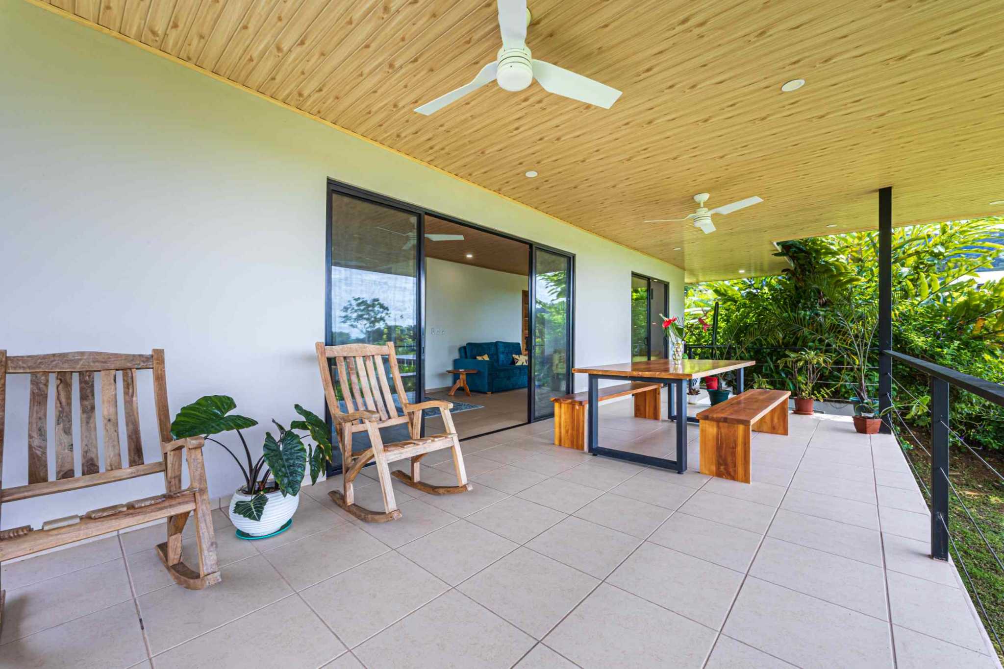 Ocean View 2-Bedroom Home with Cano Island & Whale Tail Views in San Josecito above Uvita Costa Rica
