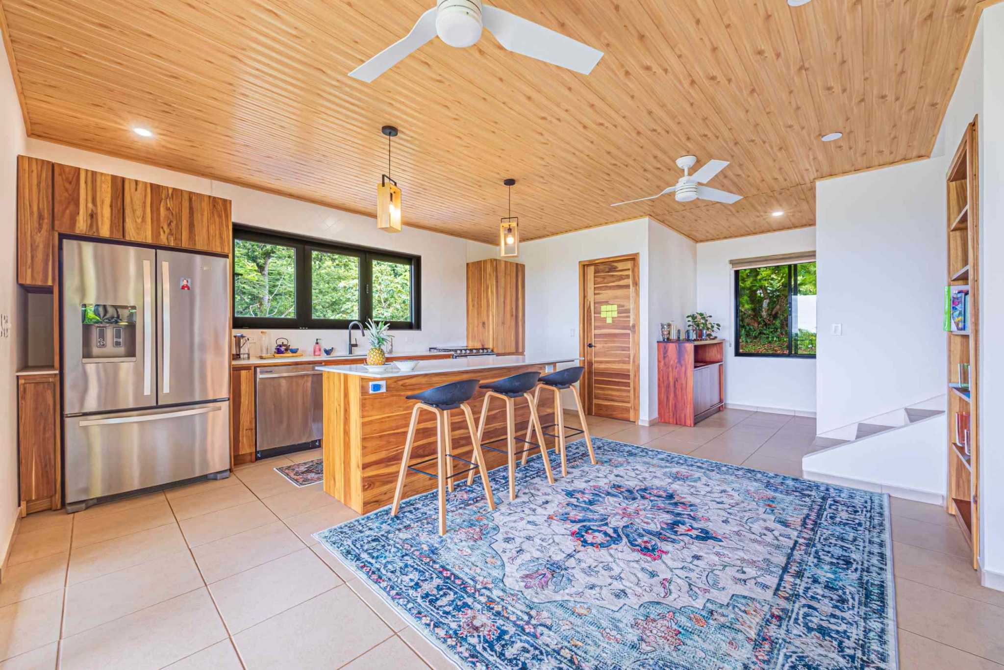 Ocean View 2-Bedroom Home with Cano Island & Whale Tail Views in San Josecito above Uvita Costa Rica