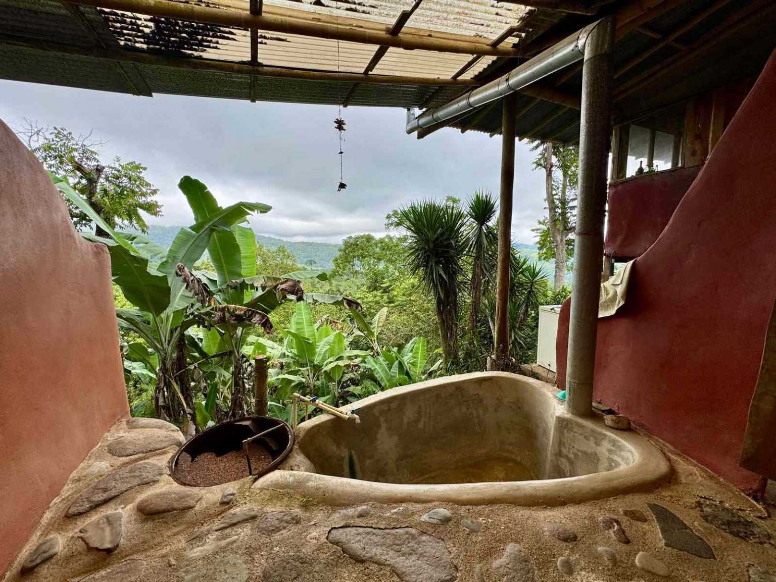 47892 (30) Off-Grid 2-Bedroom Home Plus 2 Guest Cabins, Fruit Trees, River Access, Mountain Views & Small Ocean View on 5+ Acres in Tinamastes Costa Rica