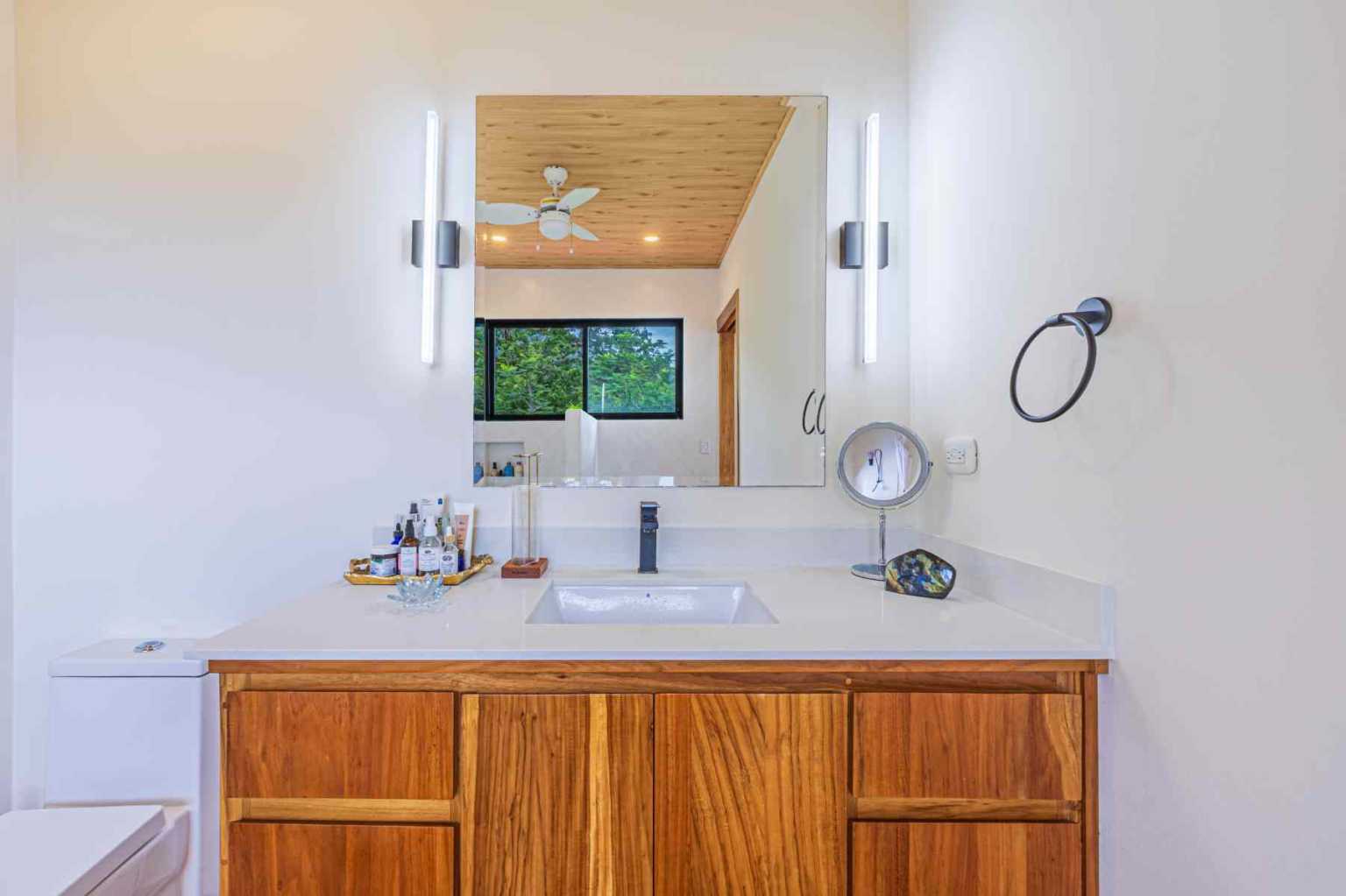 Ocean View 2-Bedroom Home with Cano Island & Whale Tail Views in San Josecito above Uvita Costa Rica