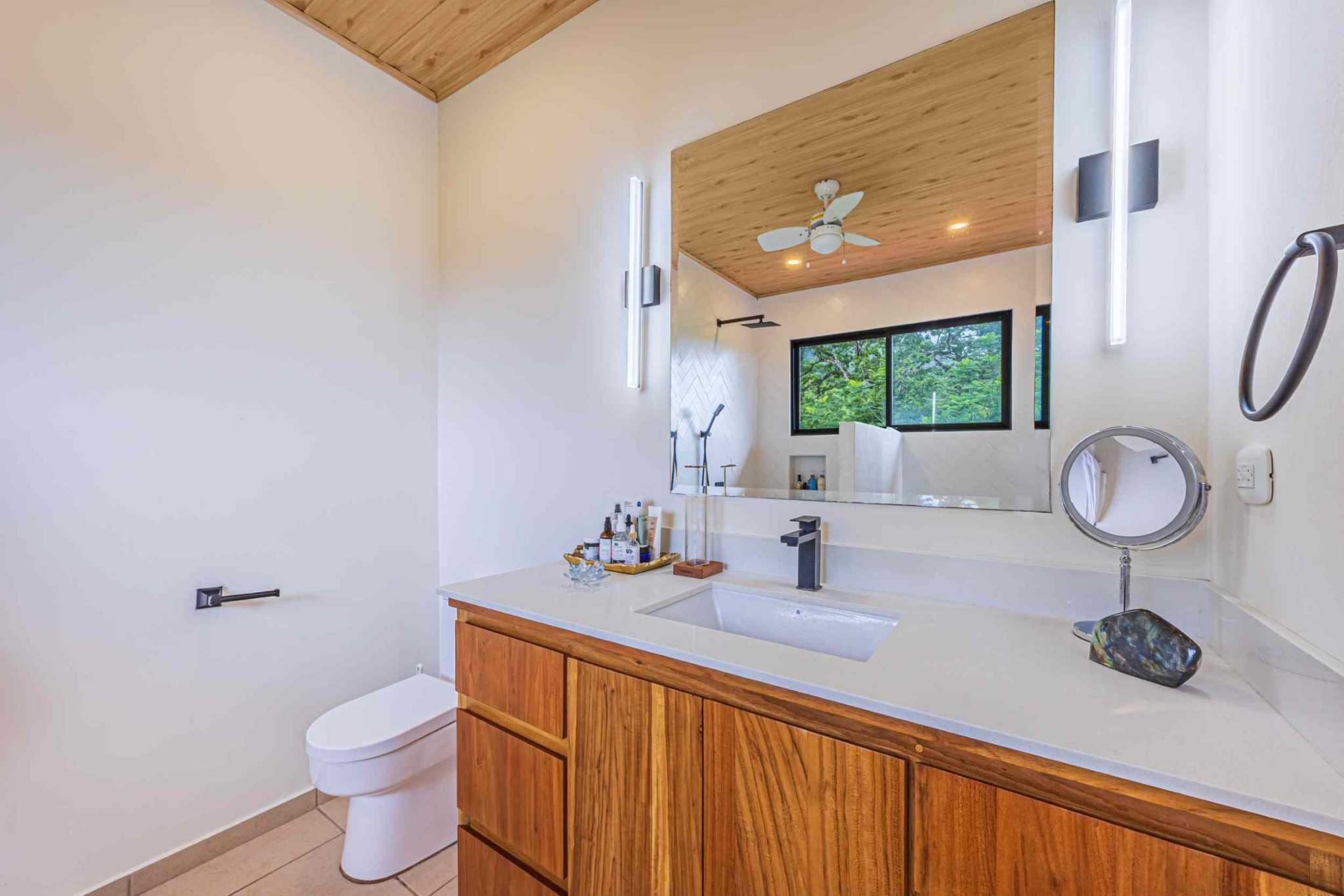 Ocean View 2-Bedroom Home with Cano Island & Whale Tail Views in San Josecito above Uvita Costa Rica