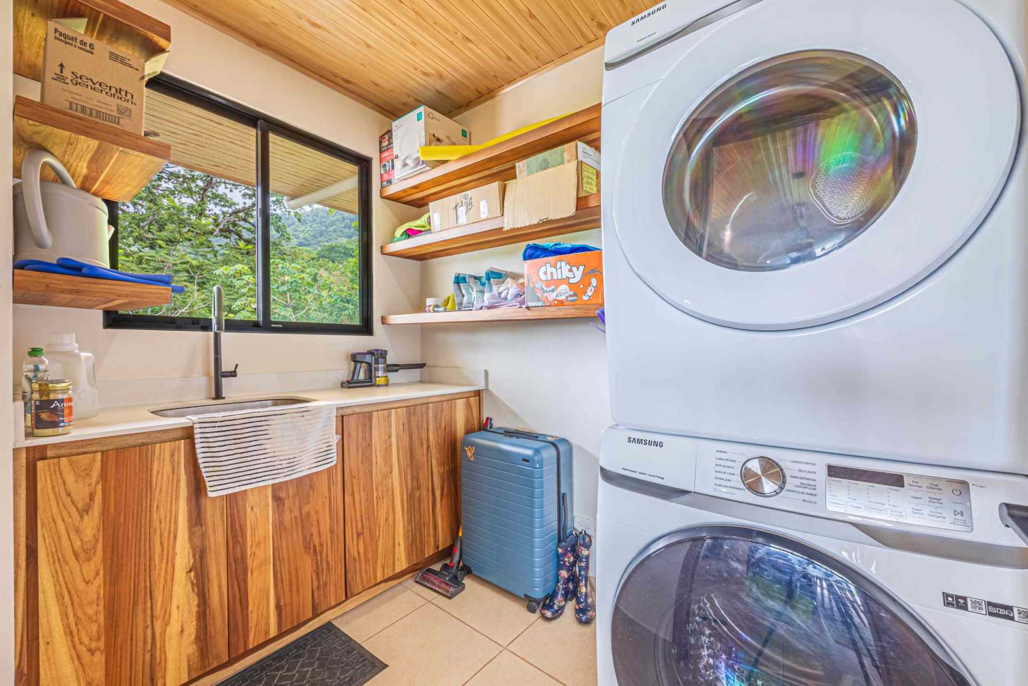 Ocean View 2-Bedroom Home with Cano Island & Whale Tail Views in San Josecito above Uvita Costa Rica