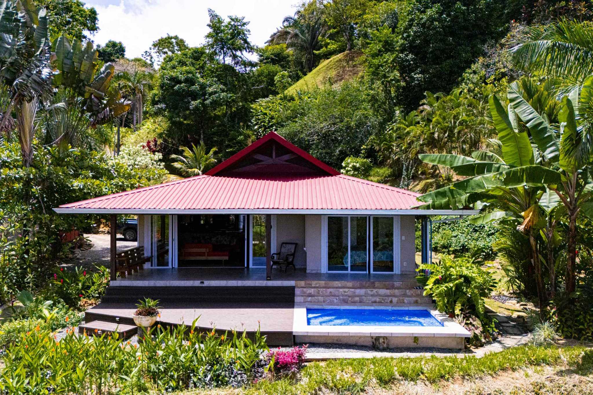Incredible Panoramic Ocean & Mountain Views from this 2-Bedroom Home Near Cacao Ridge in Platanillo Costa Rica
