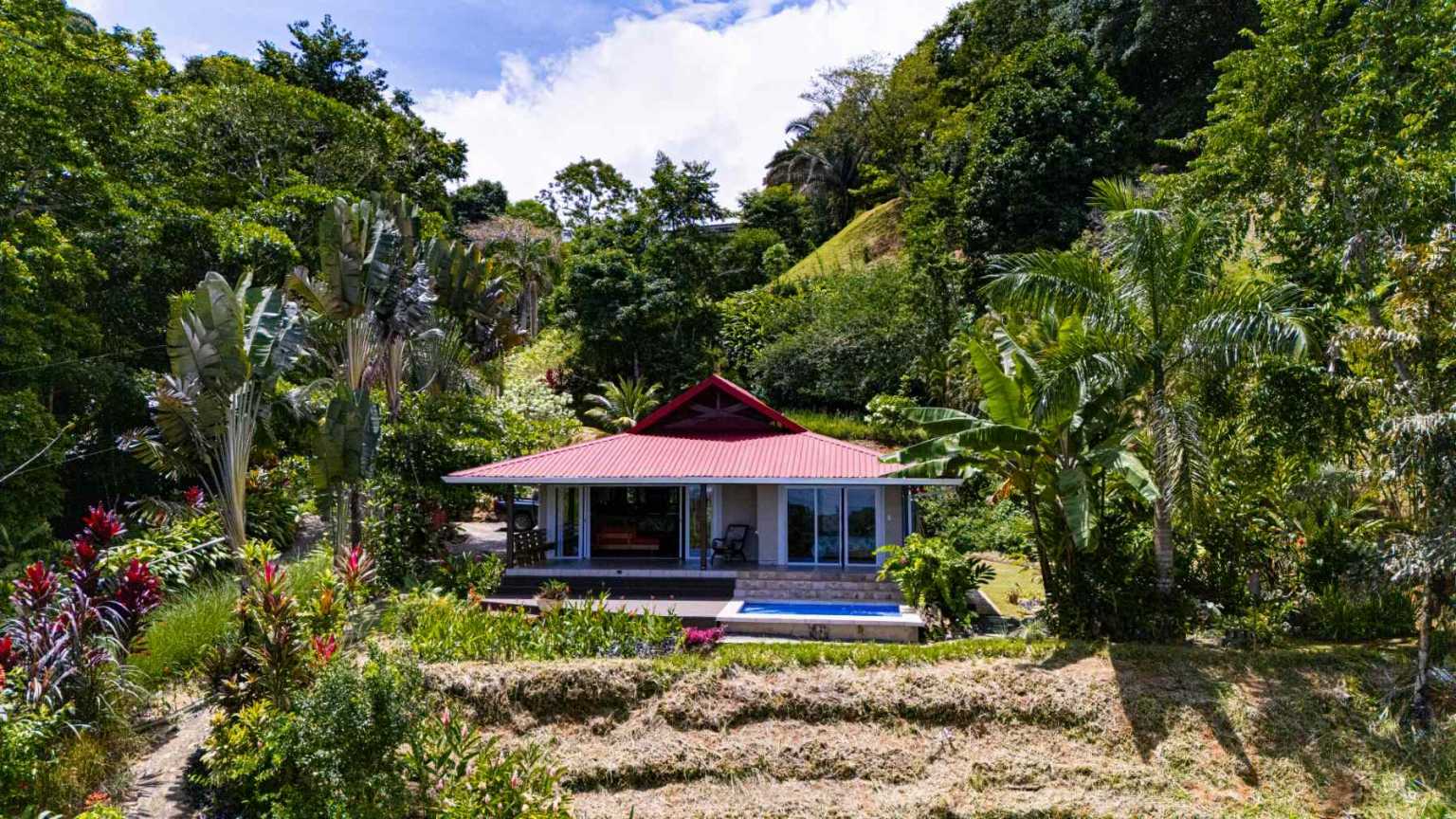 Incredible Panoramic Ocean & Mountain Views from this 2-Bedroom Home Near Cacao Ridge in Platanillo Costa Rica