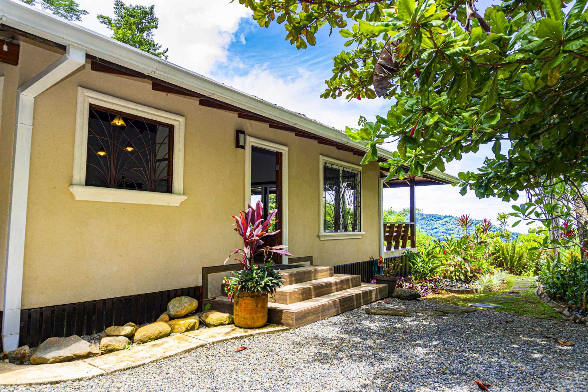 Incredible Panoramic Ocean & Mountain Views from this 2-Bedroom Home Near Cacao Ridge in Platanillo Costa Rica