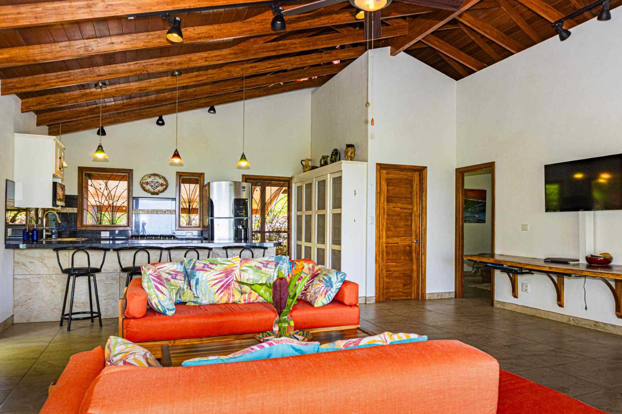 Incredible Panoramic Ocean & Mountain Views from this 2-Bedroom Home Near Cacao Ridge in Platanillo Costa Rica