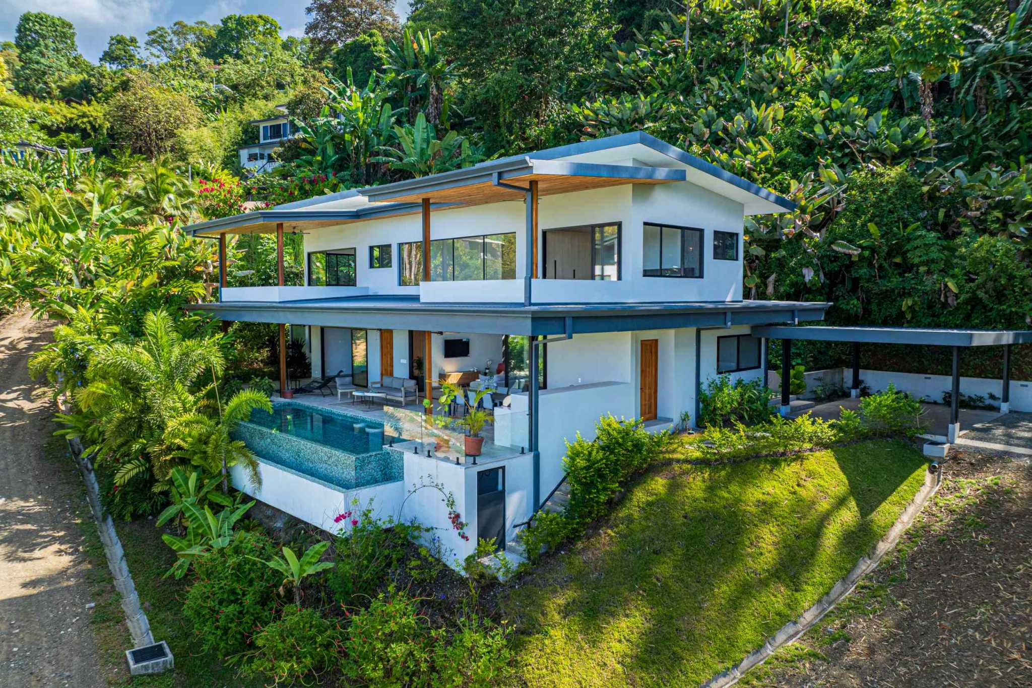 48280 (3) Brand-New Designer 3-Bedroom Villa with Ocean Views & Sunset Balconies in Uvita Costa Rica