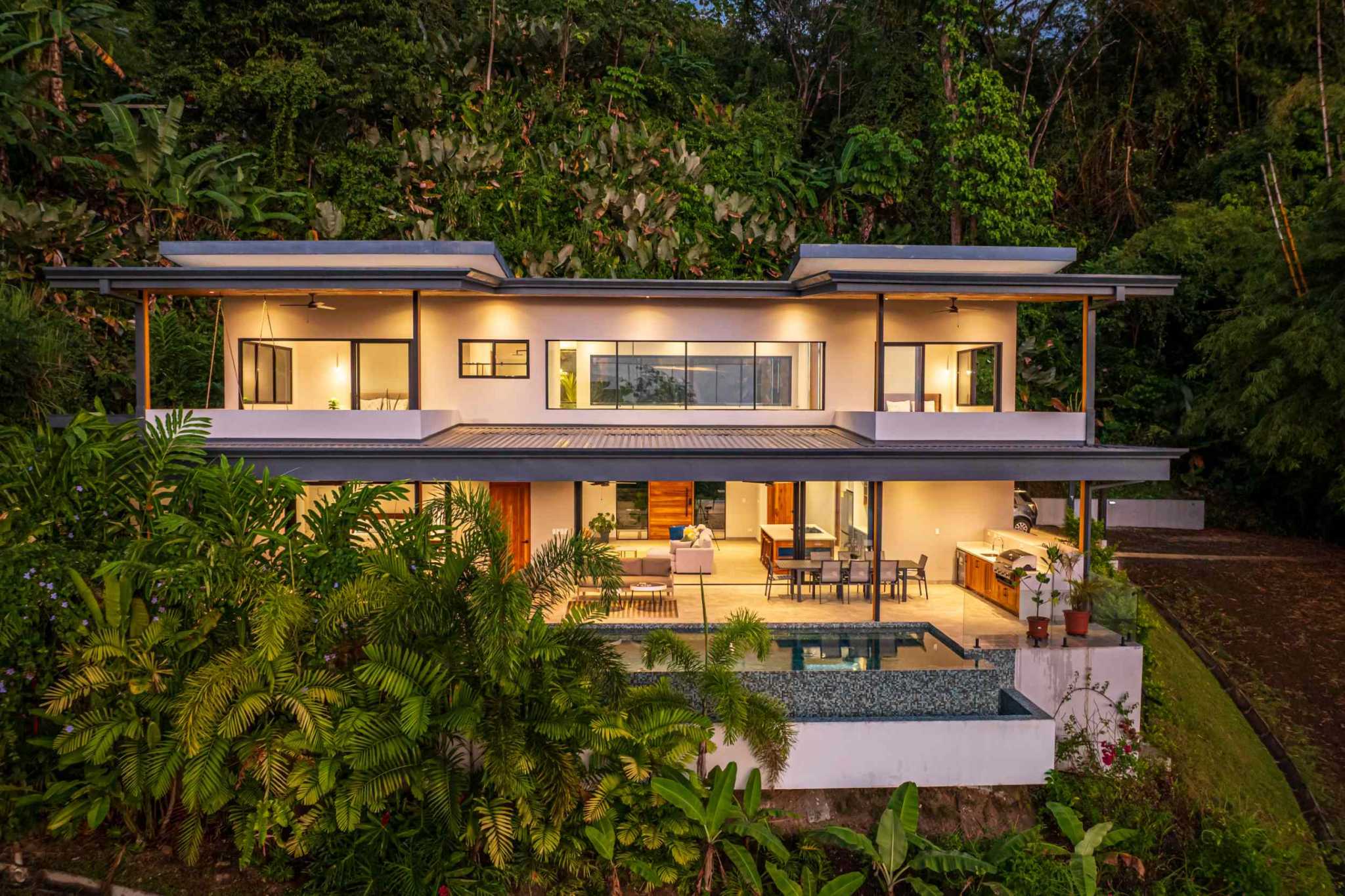 48280 (8) Brand-New Designer 3-Bedroom Villa with Ocean Views & Sunset Balconies in Uvita Costa Rica