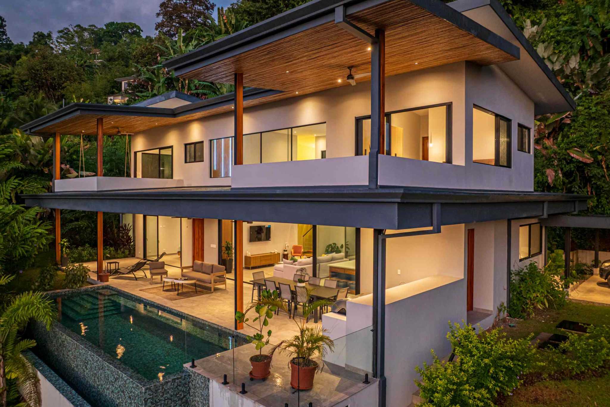 48280 (17) Brand-New Designer 3-Bedroom Villa with Ocean Views & Sunset Balconies in Uvita Costa Rica