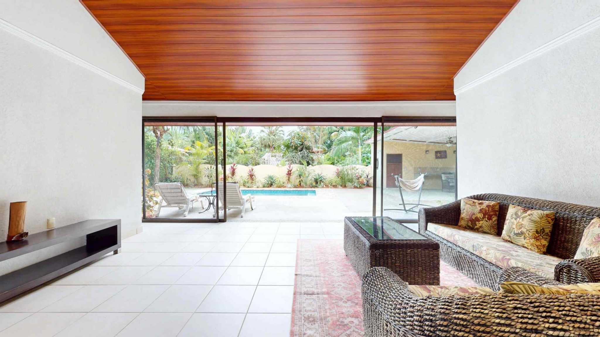30753 (19) Easy-Access Home with Beautiful Outdoor Living Space, Pool & Garden in Ojochal Costa Rica