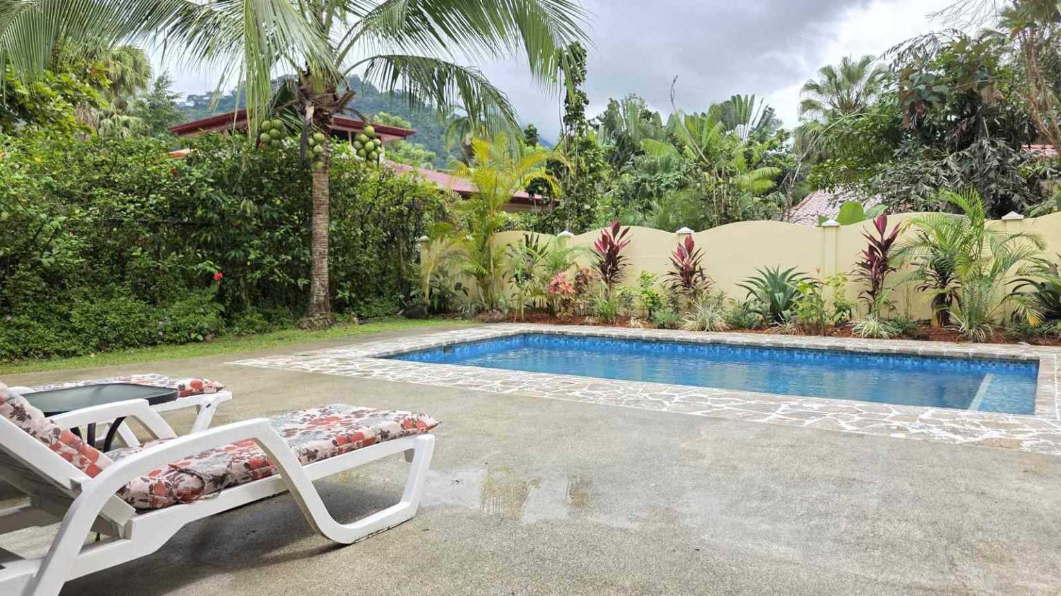 30753 (21) Easy-Access Home with Beautiful Outdoor Living Space, Pool & Garden in Ojochal Costa Rica