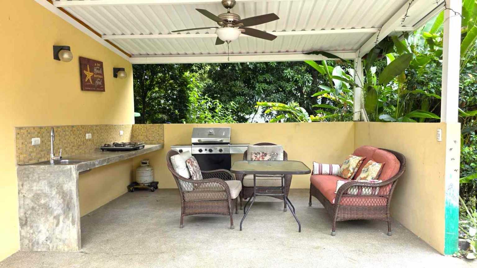 30753 (23) Easy-Access Home with Beautiful Outdoor Living Space, Pool & Garden in Ojochal Costa Rica