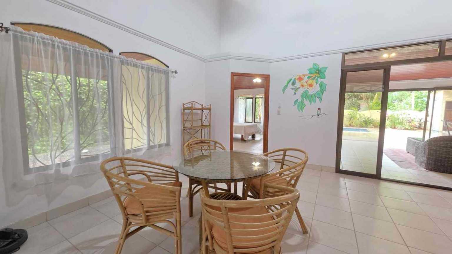 30753 (3) Easy-Access Home with Beautiful Outdoor Living Space, Pool & Garden in Ojochal Costa Rica