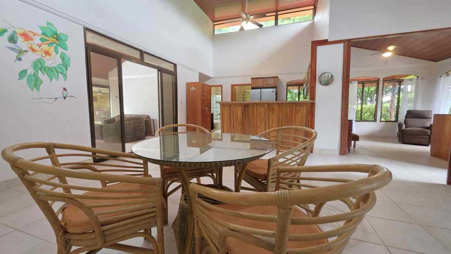 30753 (4) Easy-Access Home with Beautiful Outdoor Living Space, Pool & Garden in Ojochal Costa Rica