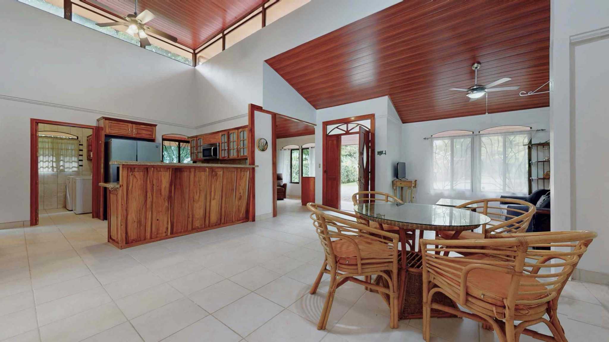 30753 (5) Easy-Access Home with Beautiful Outdoor Living Space, Pool & Garden in Ojochal Costa Rica