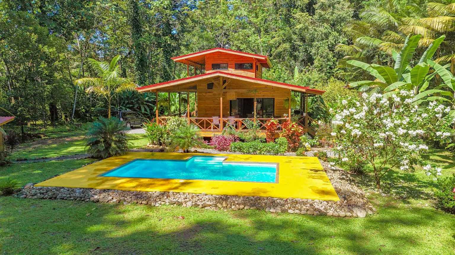 49166 (22) Riverside 3-Bedroom Jungle House with Pool in Ojochal, Costa Rica
