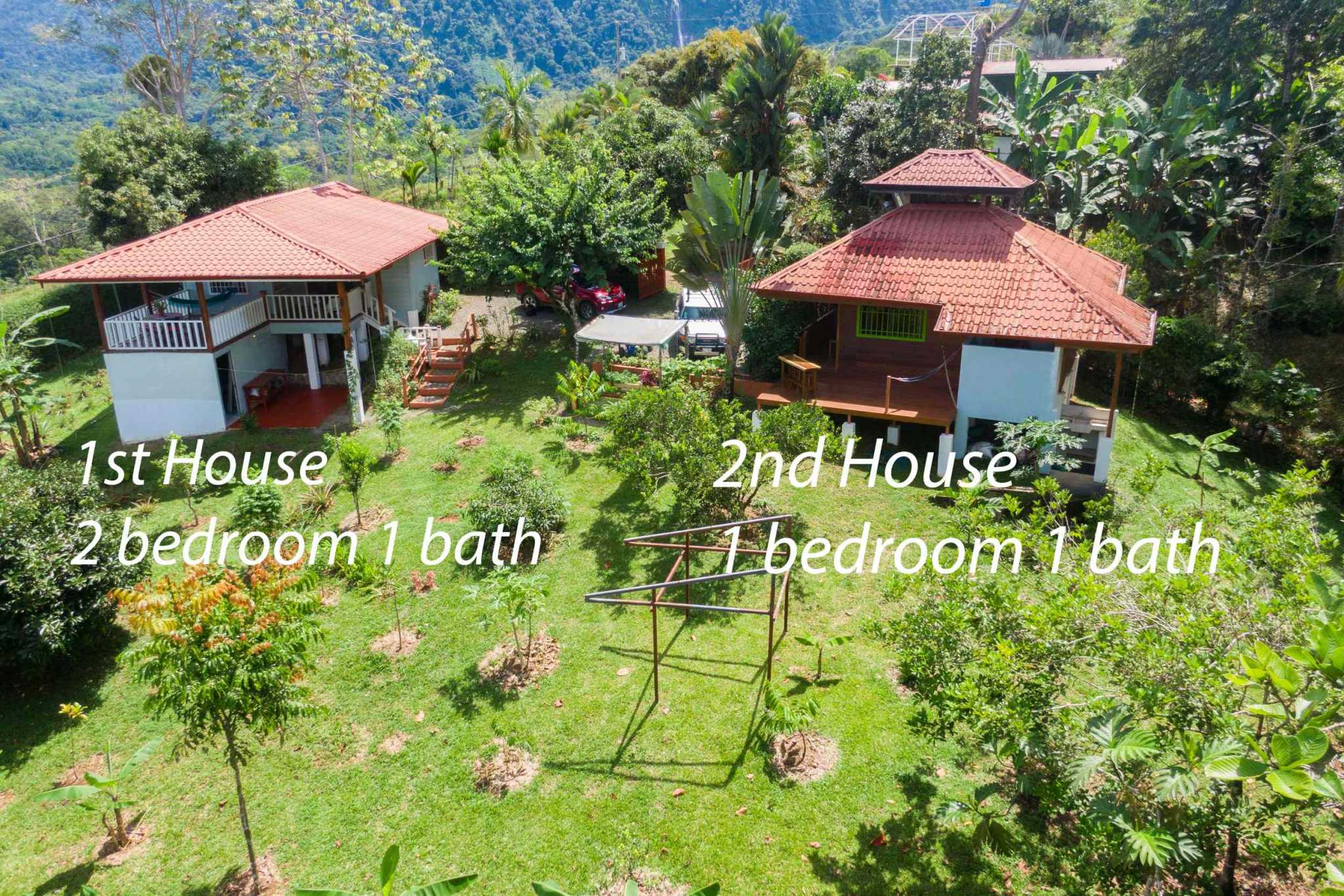 52928 (28) Eco Orchard with Creekside 2-Bedroom Home & Studio Casita in Tinamaste Costa Rica