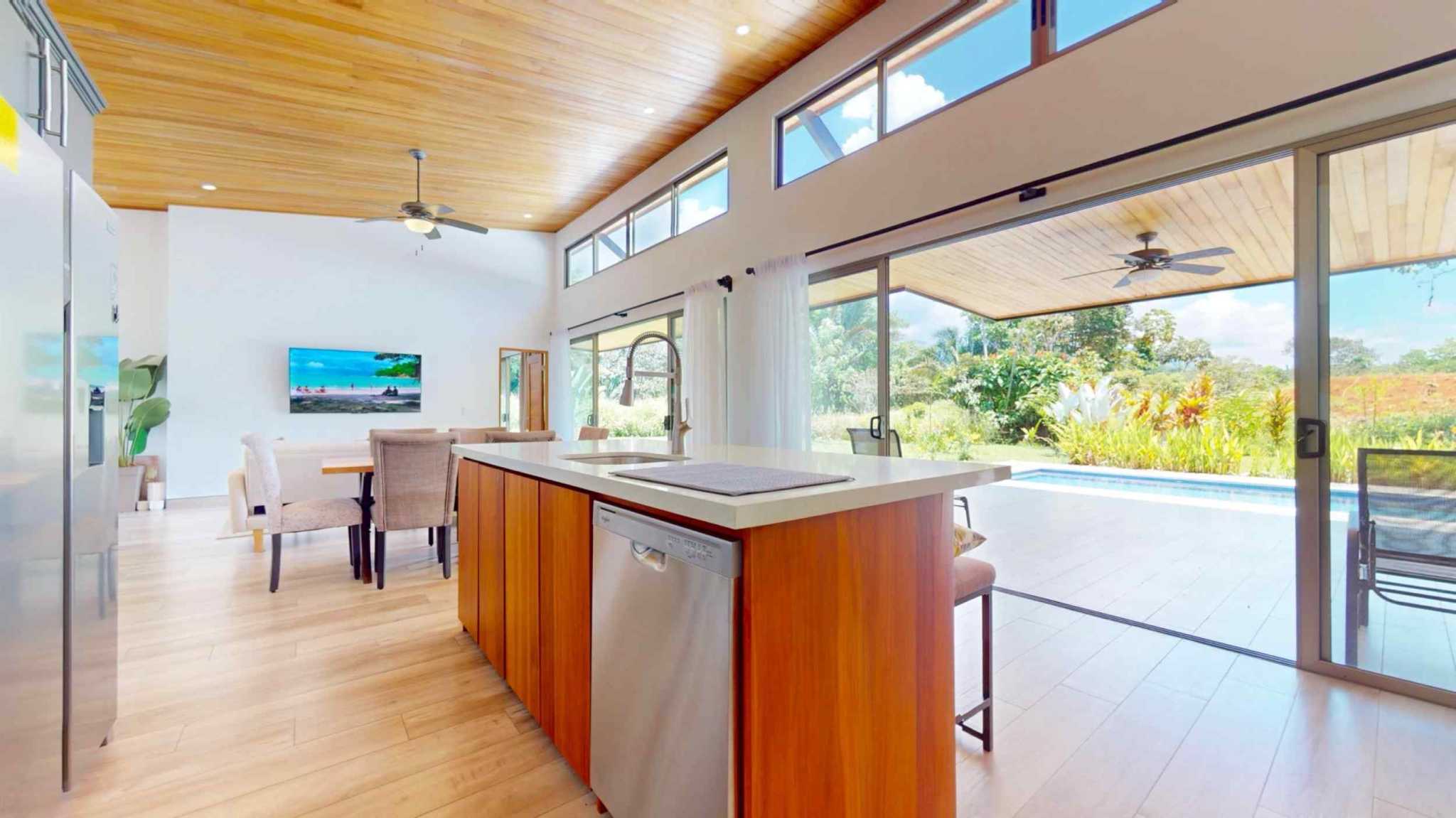 62390-13 Modern 3-Bedroom Home with Pool & Mountain Views in Ojochal Costa Rica