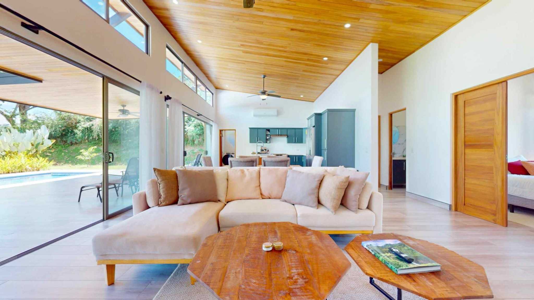 62390-7 Modern 3-Bedroom Home with Pool & Mountain Views in Ojochal Costa Rica