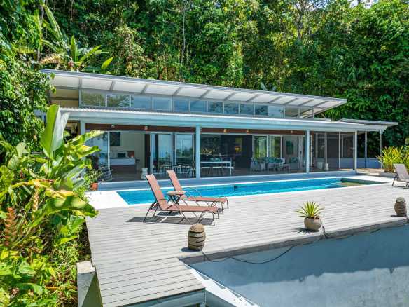 Stunning 2-Bedroom Modern Home with Ocean Views & Pool on 3.5+ Acres in Uvita Costa Rica