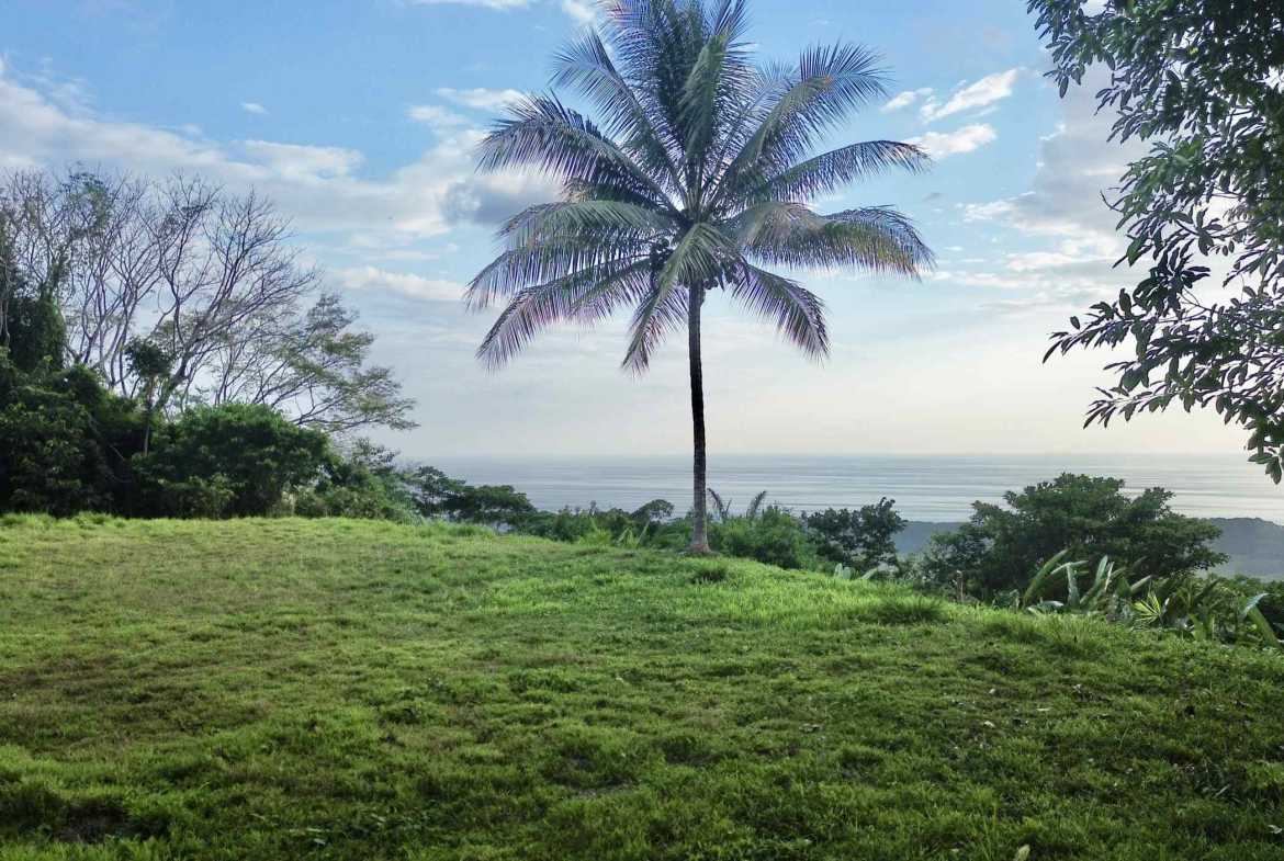 Ocean View 3+ Acre Building Lot with Legal Water in Hatillo near Dominical Costa Rica