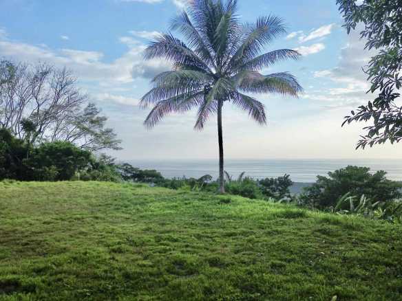 Ocean View 3+ Acre Building Lot with Legal Water in Hatillo near Dominical Costa Rica