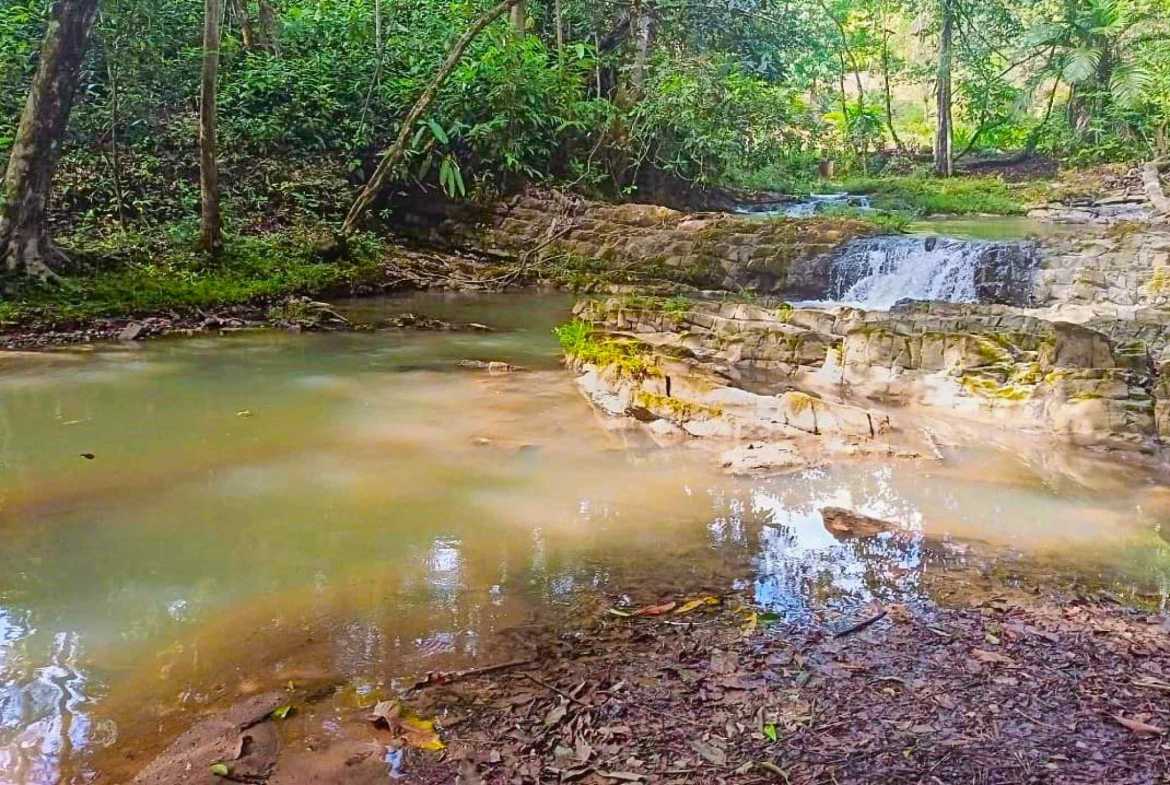 Charming Home with River & Mountain Views - natural rock waterfall and river pool in Ojochal, Costa Rica