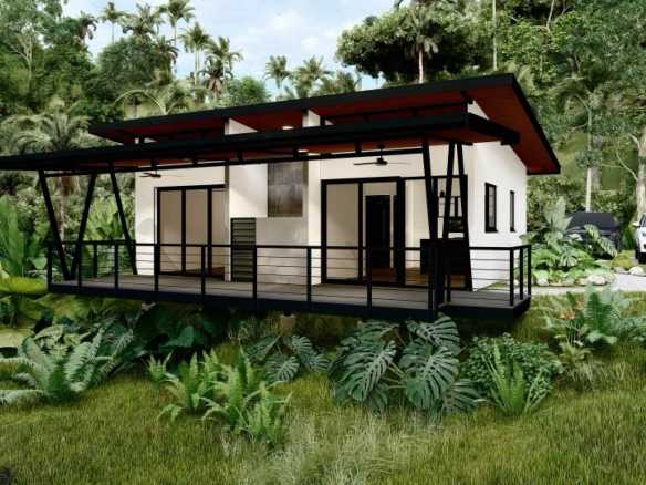 Brand New 2-Bedroom Home with Jungle Views & Creek in Ojochal Costa Rica