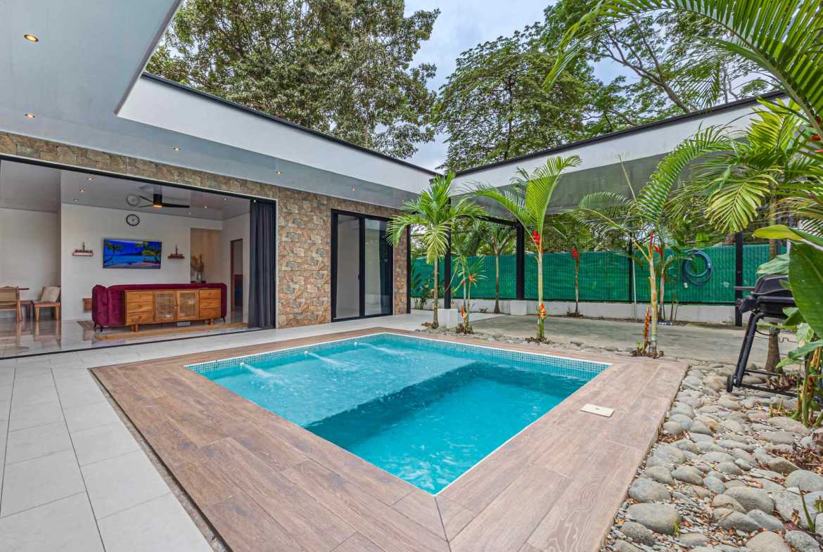 Modern 3-Bedroom Pool Home with Open Concept & Pool Views in Uvita Costa Rica